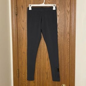 Nike leggings with swish on ankle/ calf